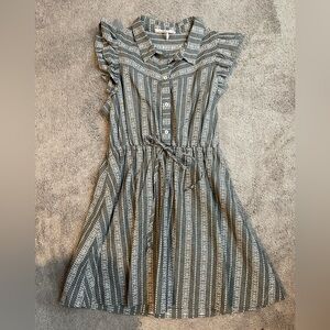 BCBGeneration Grey Sleeveless Shirt Dress